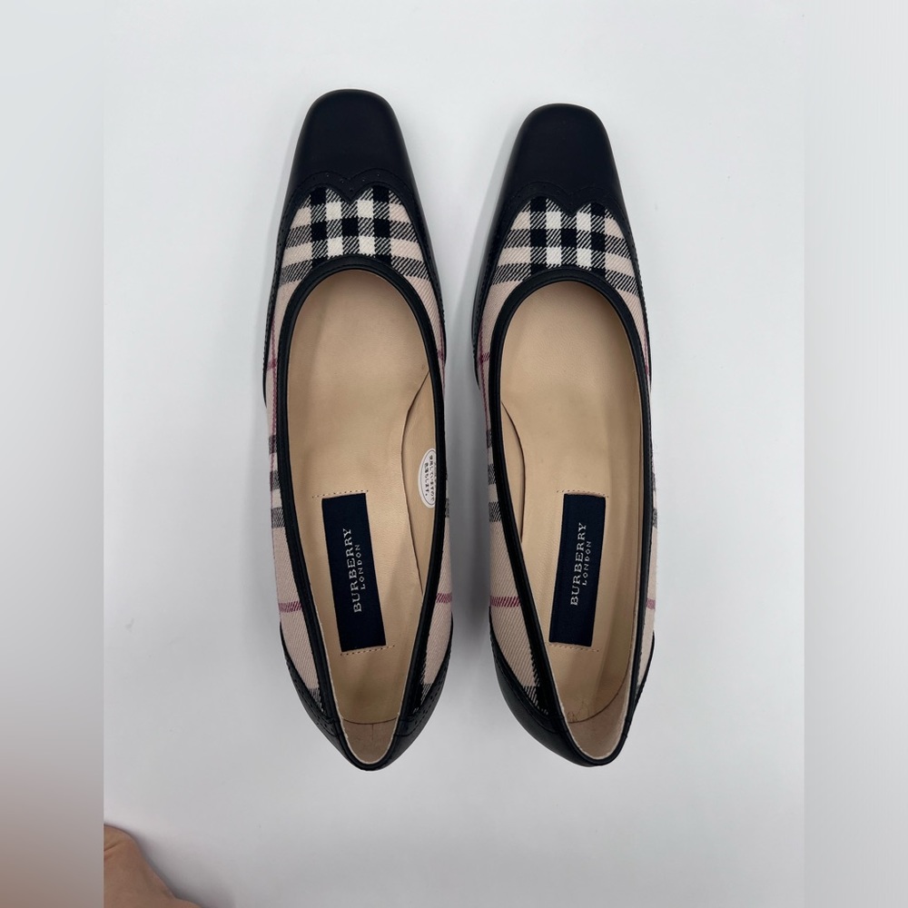 🌹Burberry Nova Check Office Shoes 23 1/2cm 🌹 - Picture 9 of 10